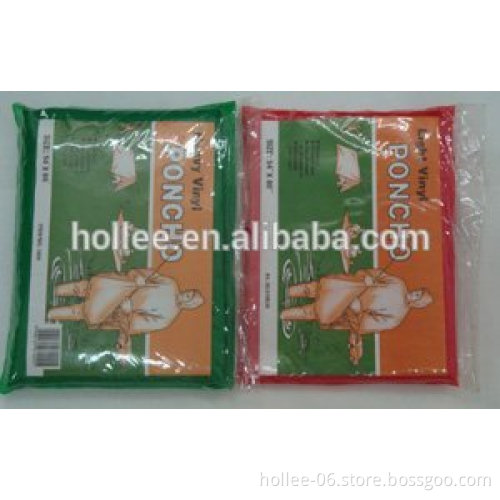 pvc 0.20MM rain poncho